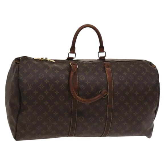 LOUIS VUITTON Monogram Keepall 55 Boston Bag M41424 - Picture 1 of 16